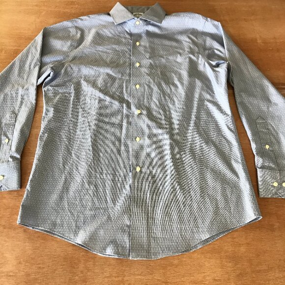 Brooks Brothers Other - Brooks Brothers 1818 Regent Non Iron Dress Shirt Men 16-4/5 Gray Button Up 17020